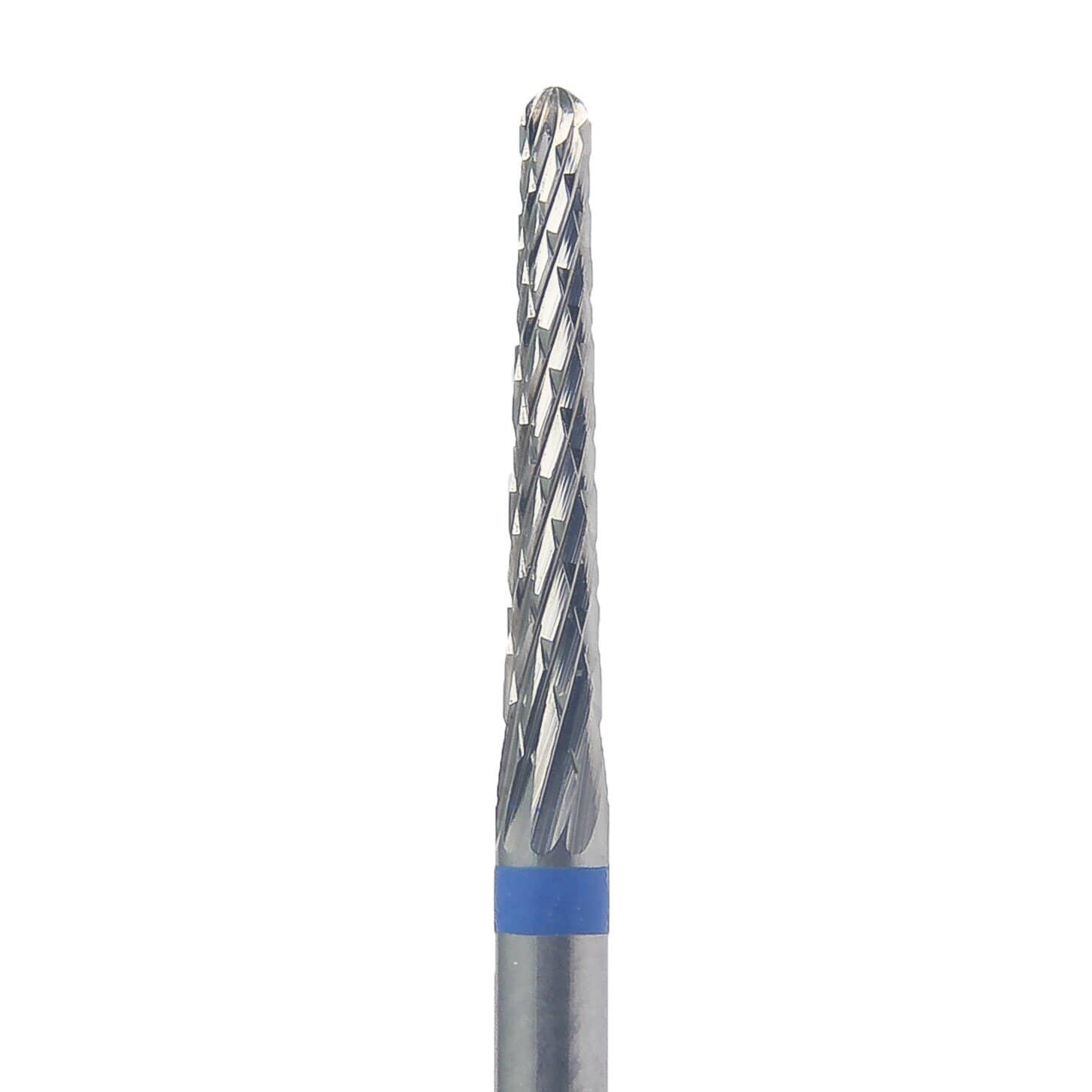 KMIZ Tvrdokovová fréza - kužel - modrá, L-15,0 mm, Ø 2,3 mm