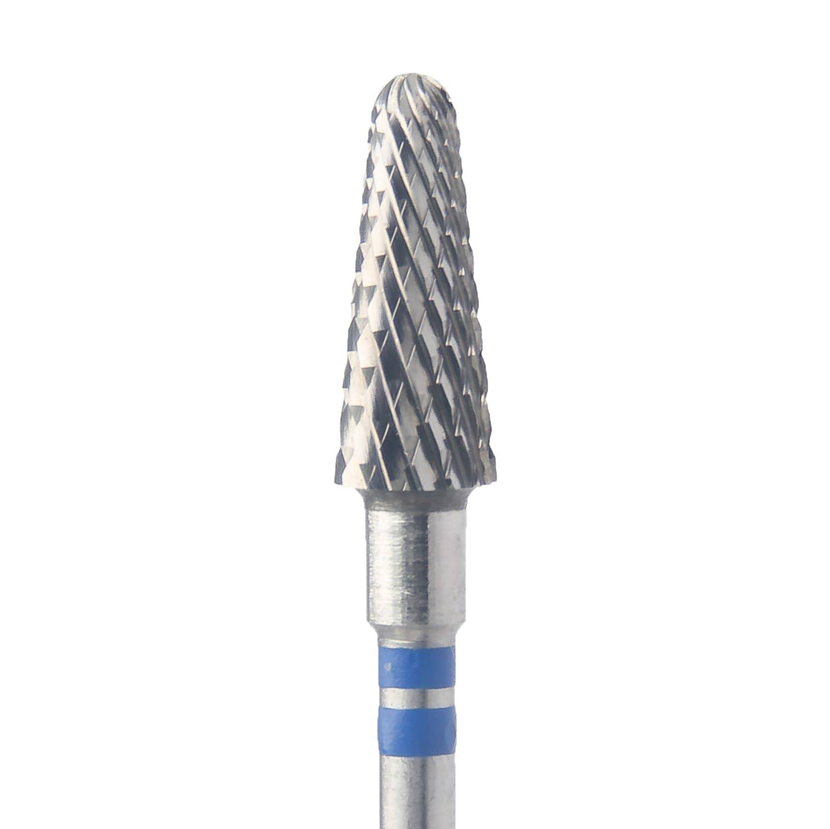 KMIZ Tvrdokovová fréza pro leváky - kužel - modrá, L-13,0 mm, Ø 5,0 mm