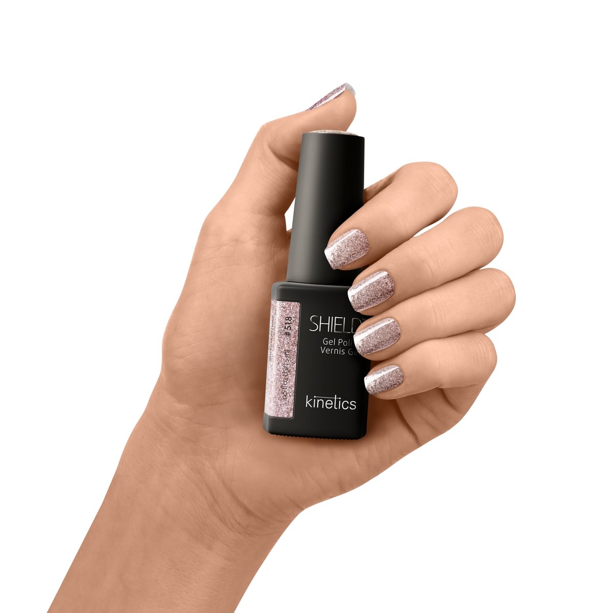 KINETICS Gel lak – SHIELD (HEMA FREE) – Success in Rose #518 – 15 ml