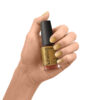 KINETICS Lak na nehty s gelovým efektem – SolarGel – Gold Finger #558 – 15 ml