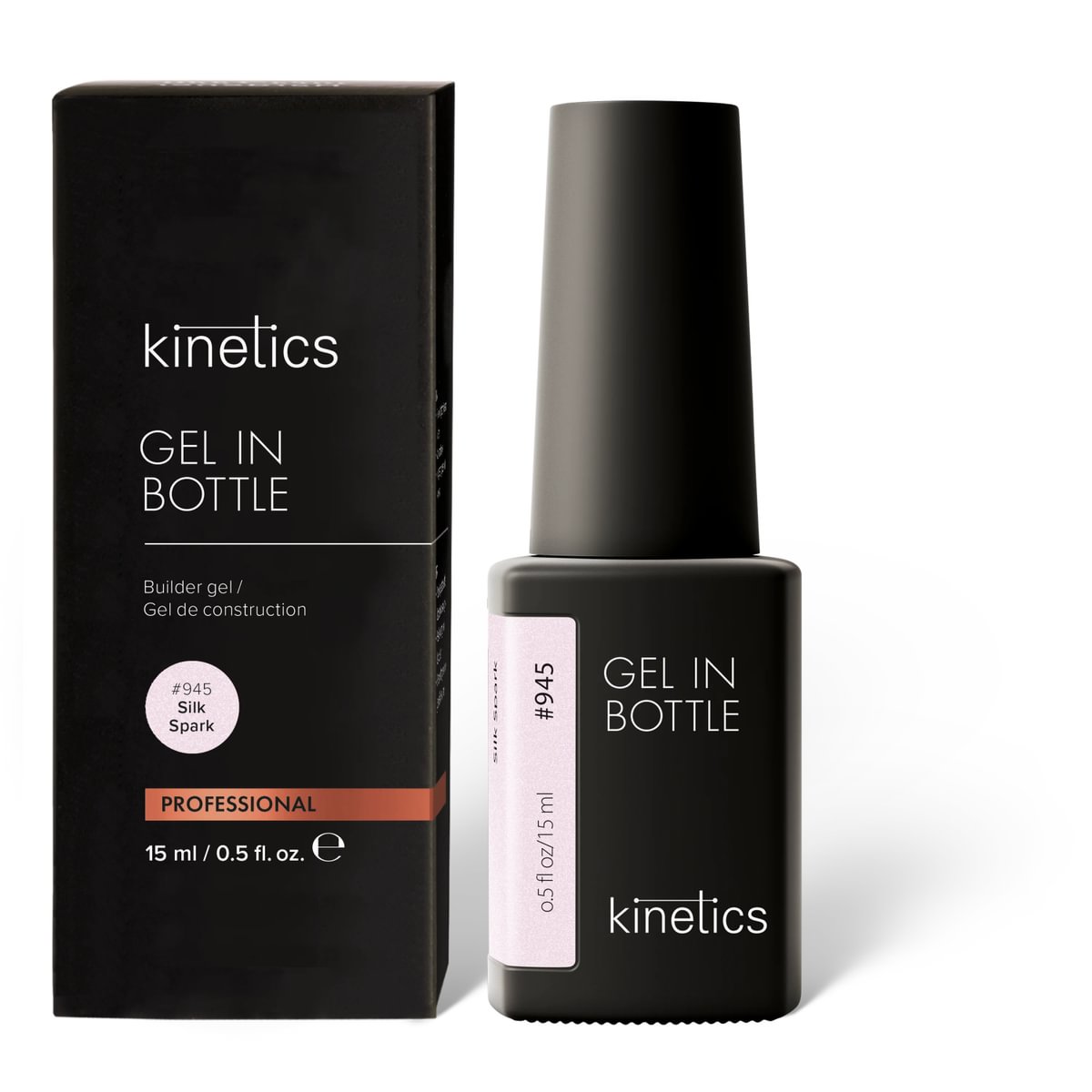 KINETICS Gel v lahvičce - Gel in Bottle #945 Silk Spark - 15 ml