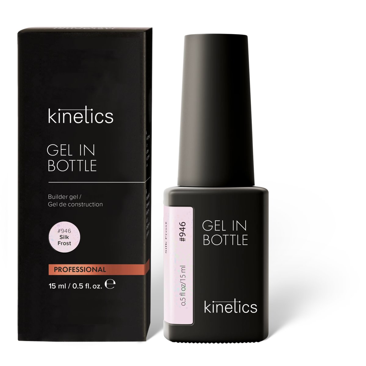 KINETICS Gel v lahvičce - Gel in Bottle #946 Silk Frost - 15 ml