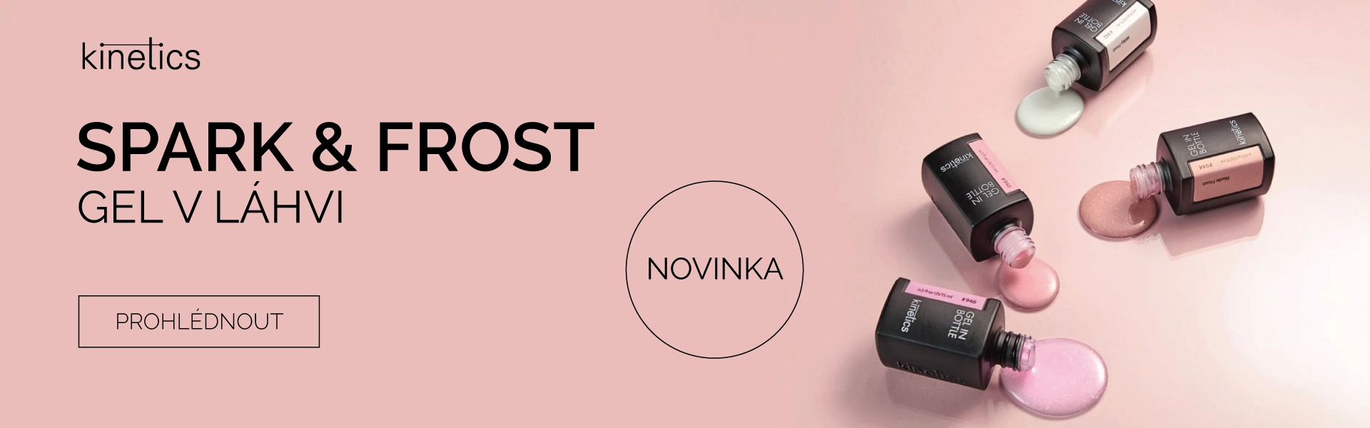 Gel v láhvi Spark&Frost