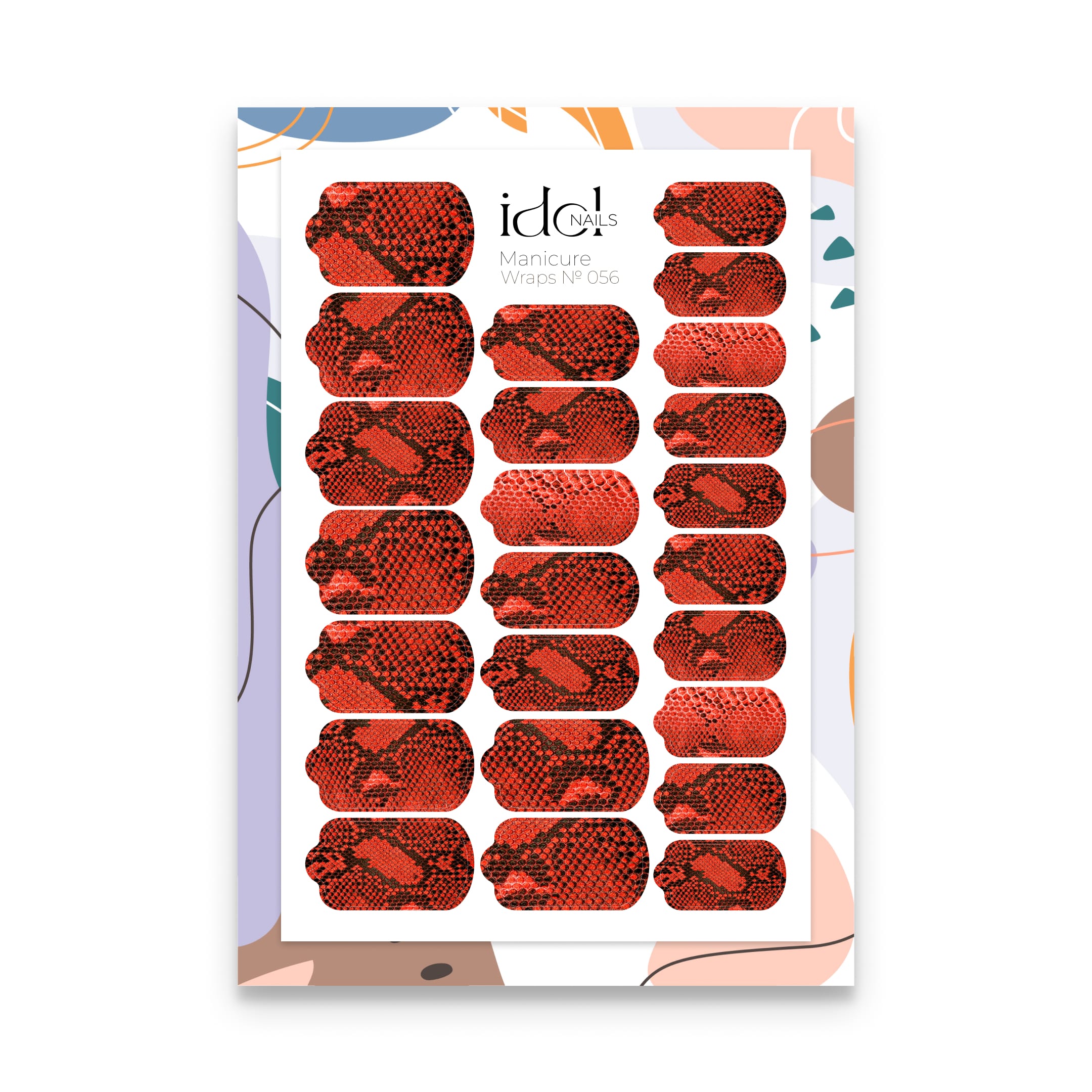 IDOL Nail Wraps - nálepky na manikúru - 56