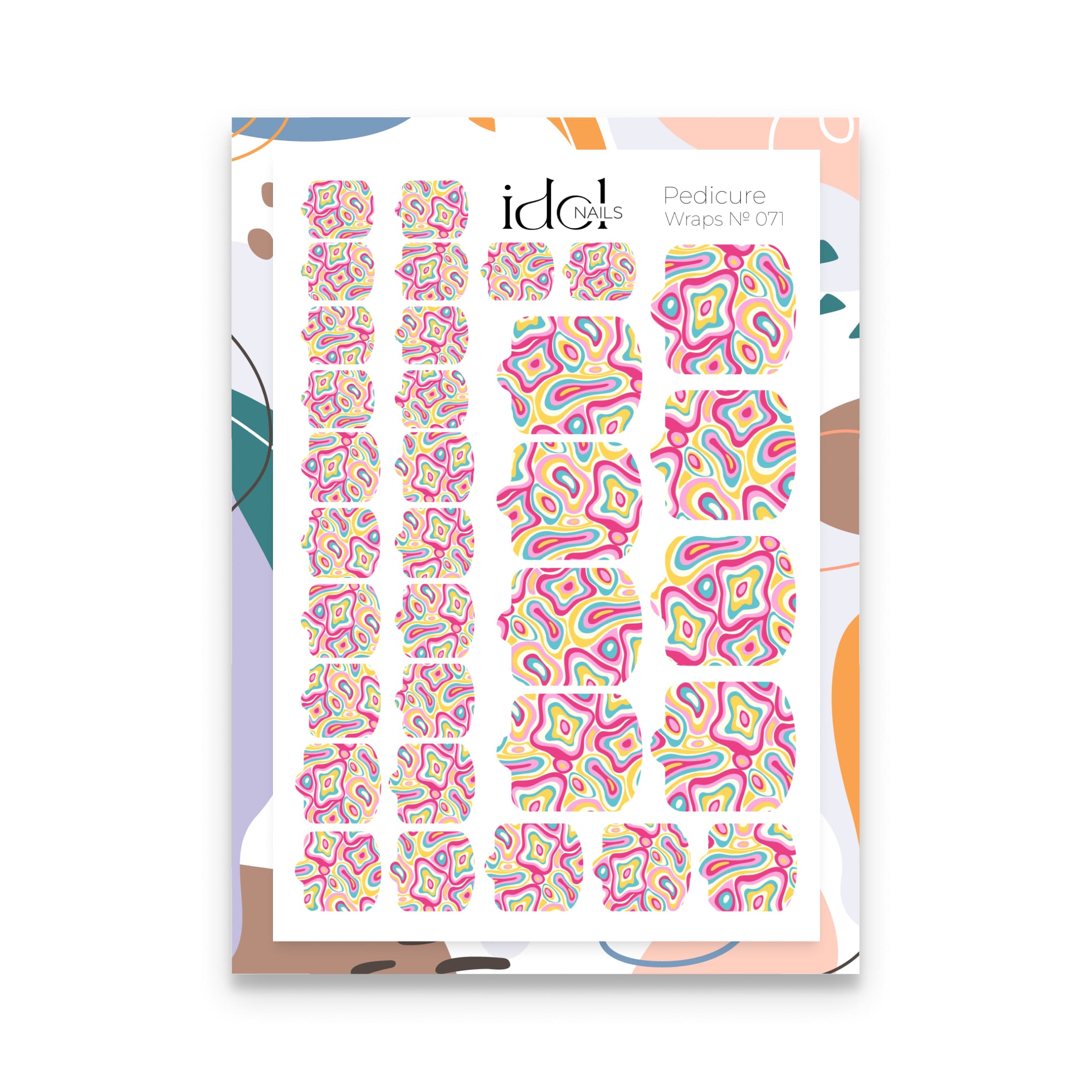 IDOL Nail Wraps - nálepky na pedikúru - 71