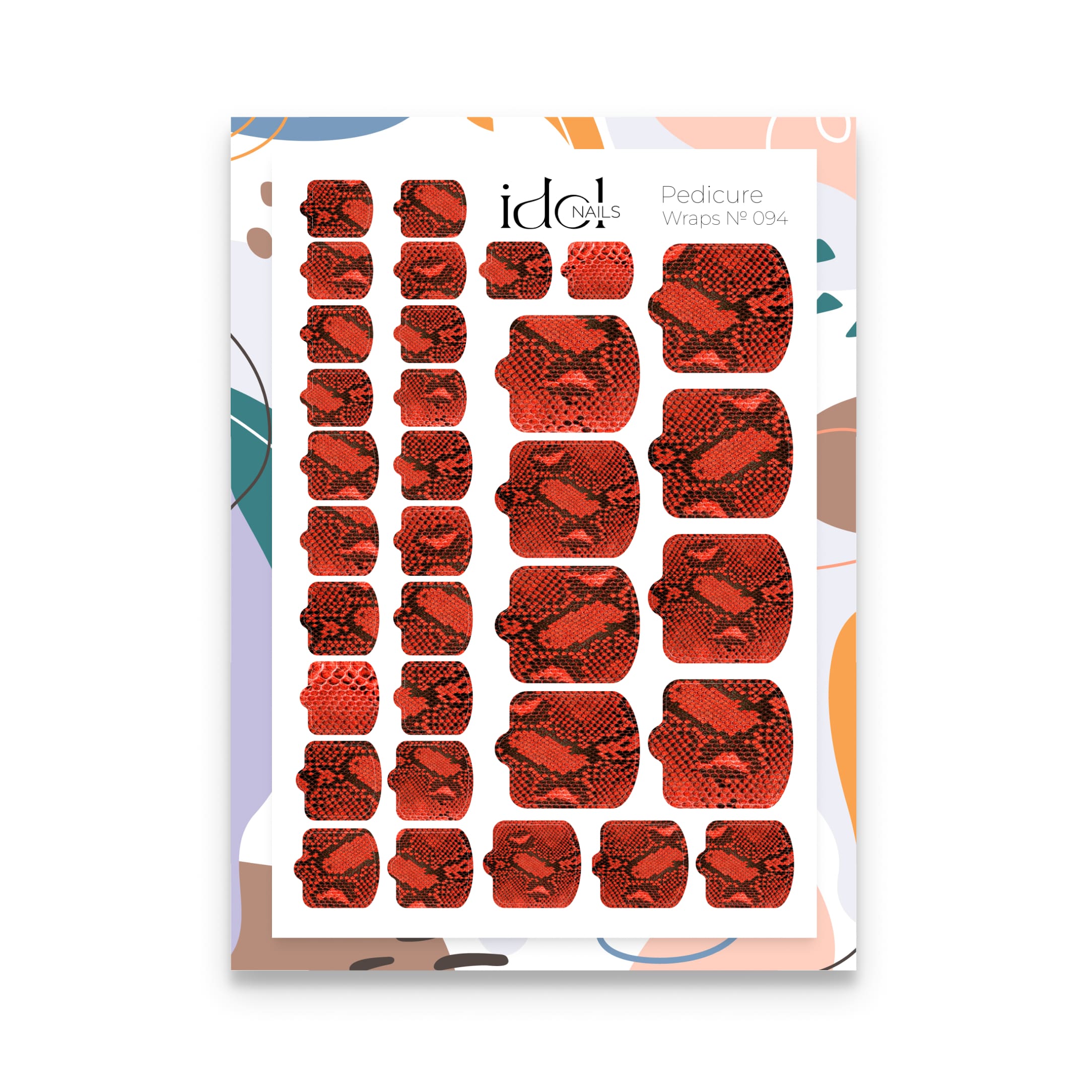 IDOL Nail Wraps - nálepky na pedikúru - 94