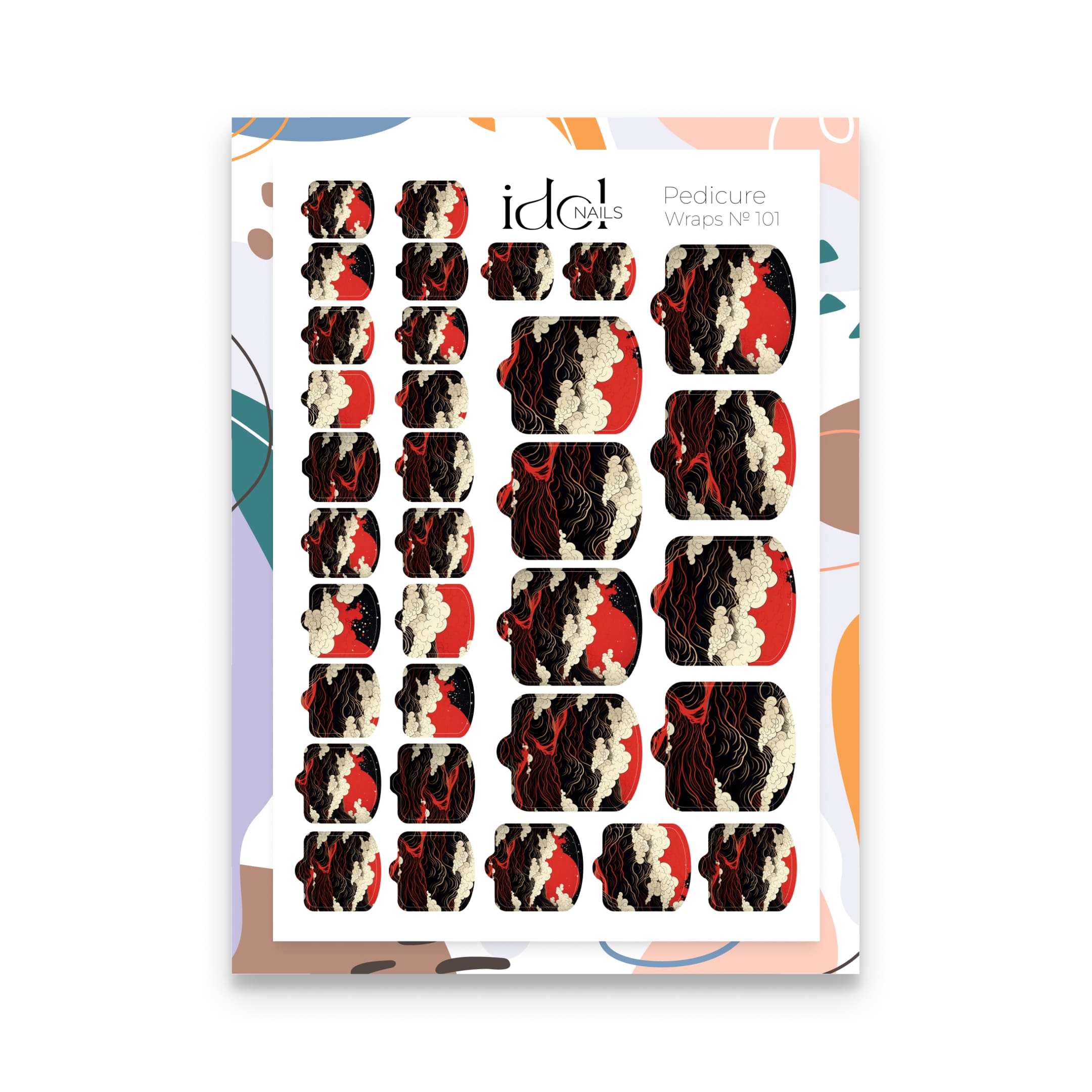 IDOL Nail Wraps - nálepky na pedikúru - 101