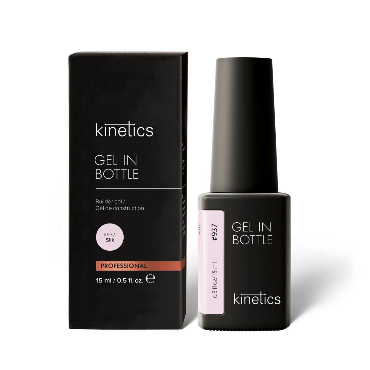 KINETICS Gel v lahvičce - Gel in Bottle #937 Silk - 15 ml