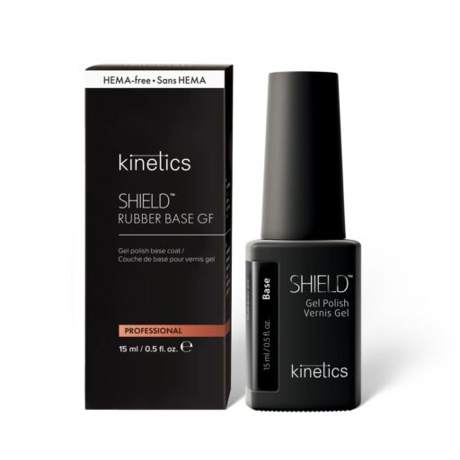 KINETICS SHIELD Kaučukový bázový gel lak - Rubber Base GF 15ml