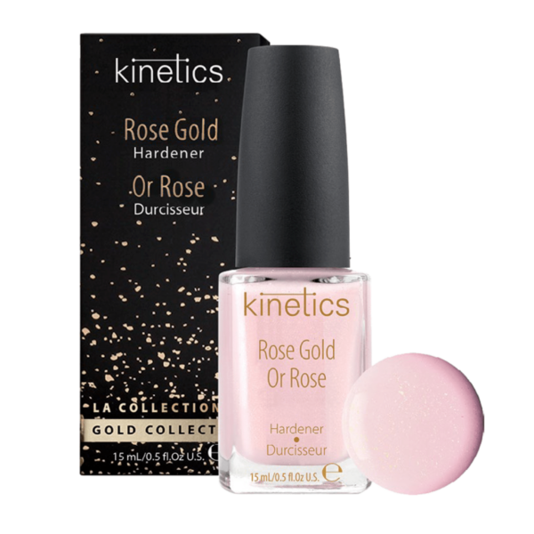 KINETICS Zpevňovač nehtů - Rose Gold - 15 ml