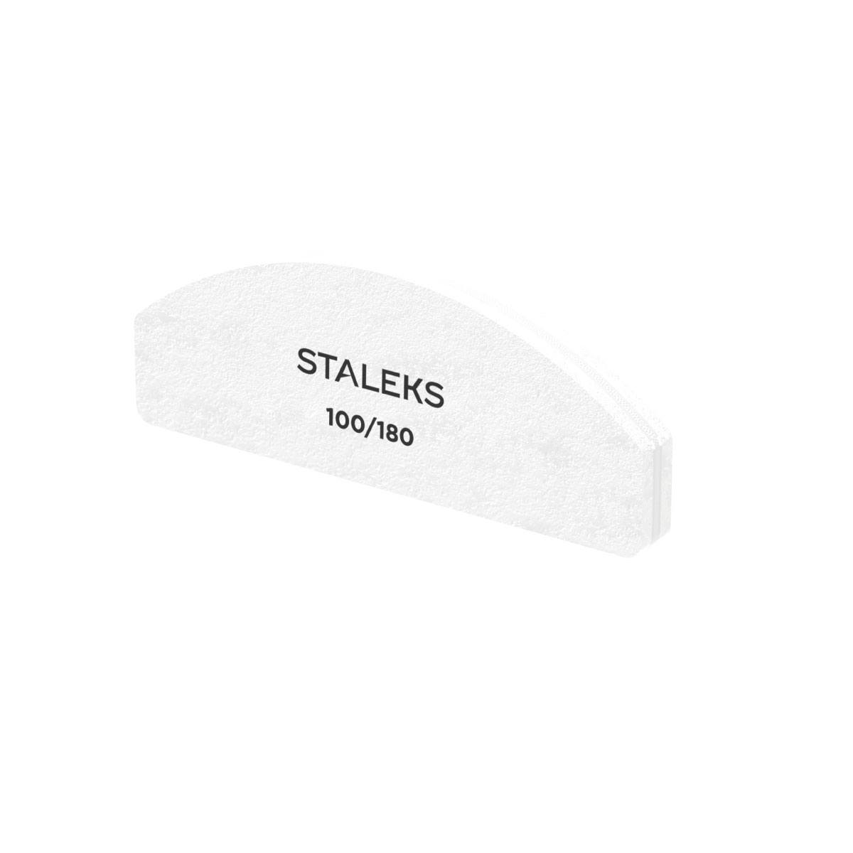 STALEKS PRO Brusný mini buffer ve tvaru půlměsíce 100/180grit