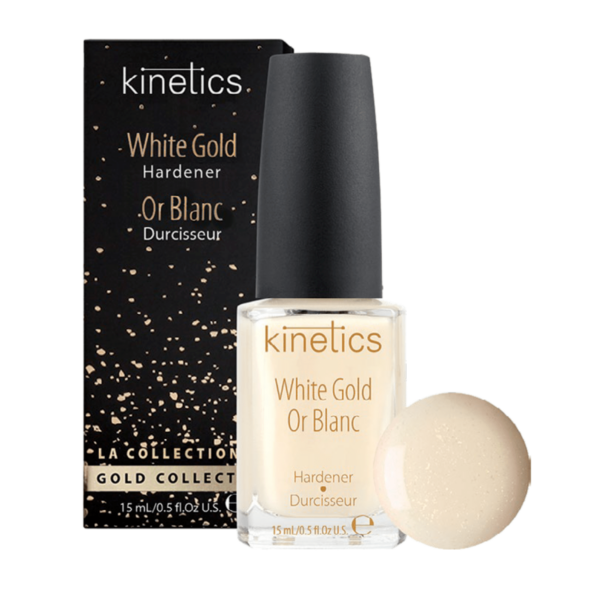KINETICS Zpevňovač nehtů - White Gold - 15 ml