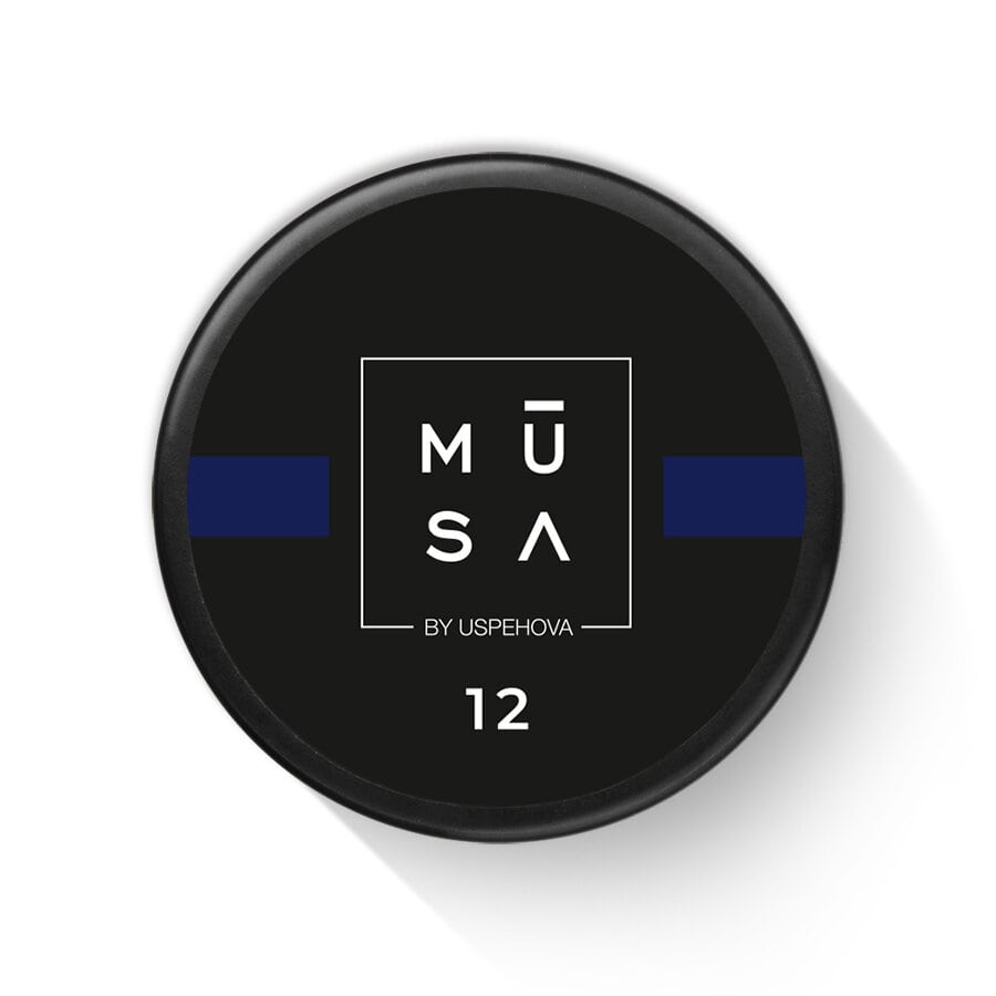 MUSA Art gel - tmavě modrý 12 - bezvýpotkový, 5 ml