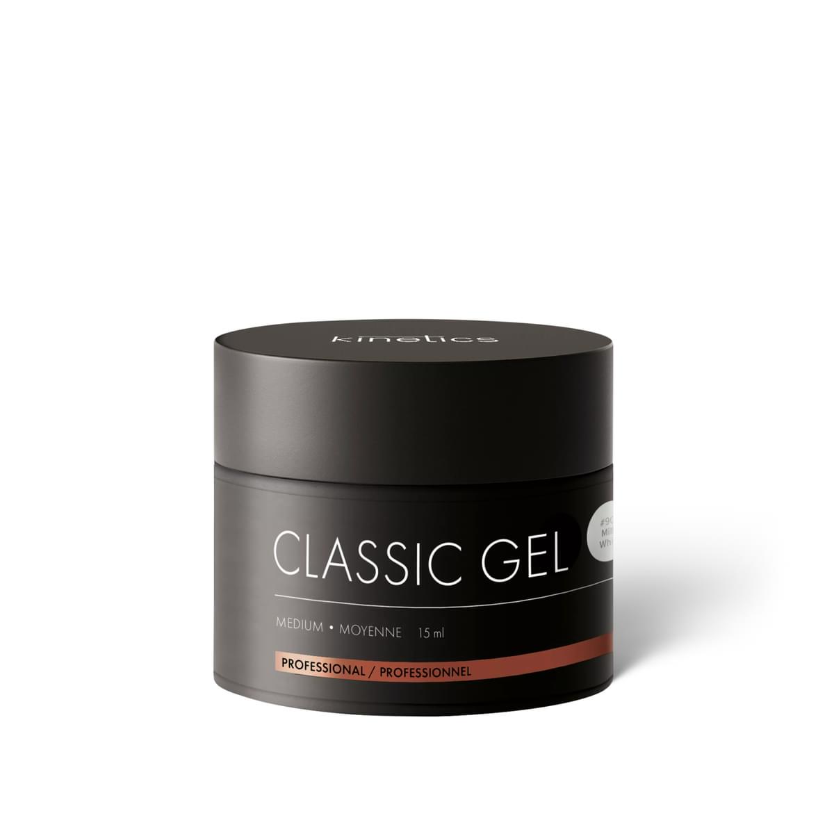 KINETICS Classic Gel - Medium - #906 Milky White, 15ml