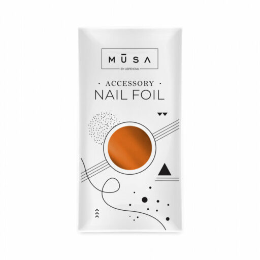 MUSA Fólie na nehty - bronzová - 20x4cm