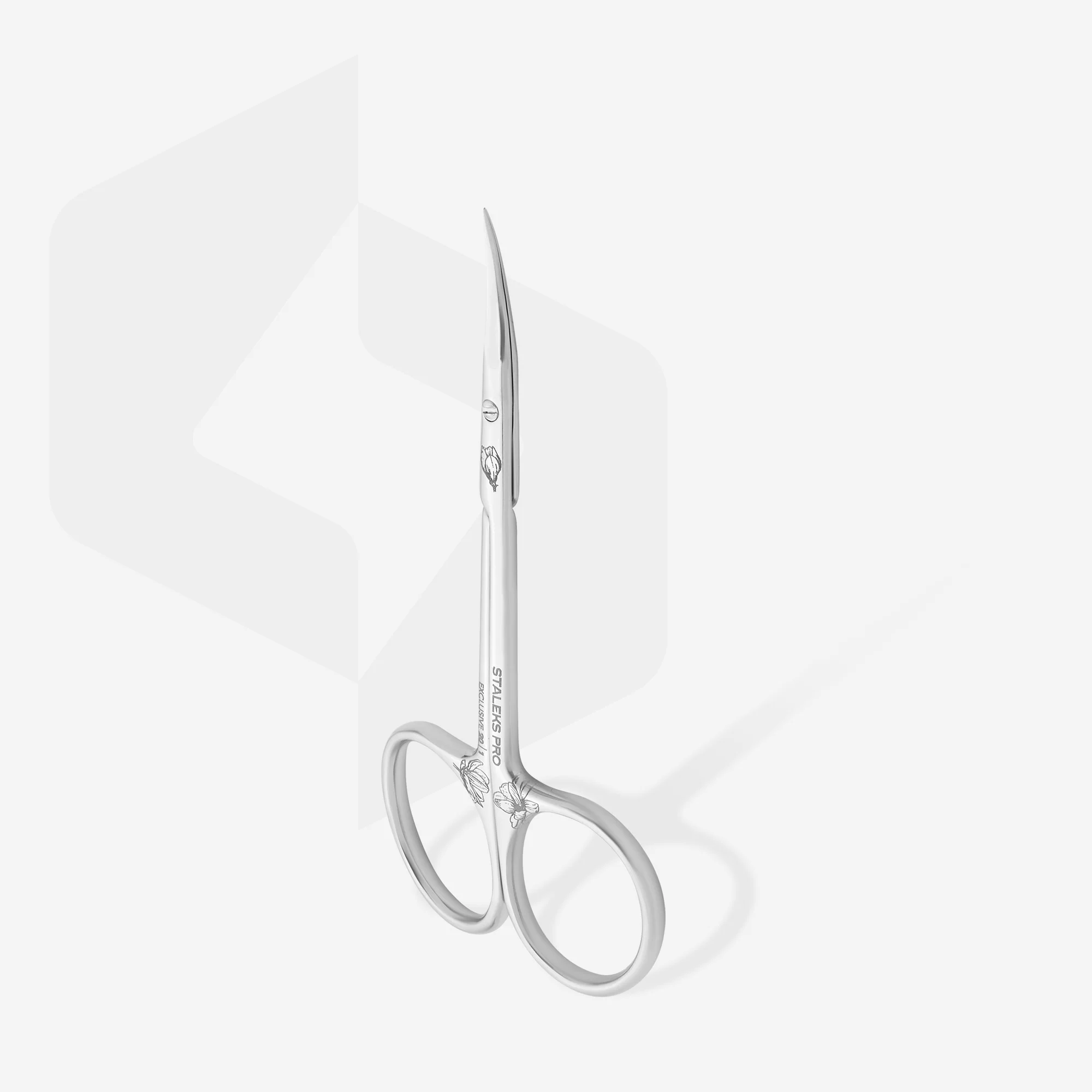 STALEKS PRO Profesionální nůžky na kůžičku EXCLUSIVE SX-20/1 Magnolia, L-102 mm, čepele 21 mm