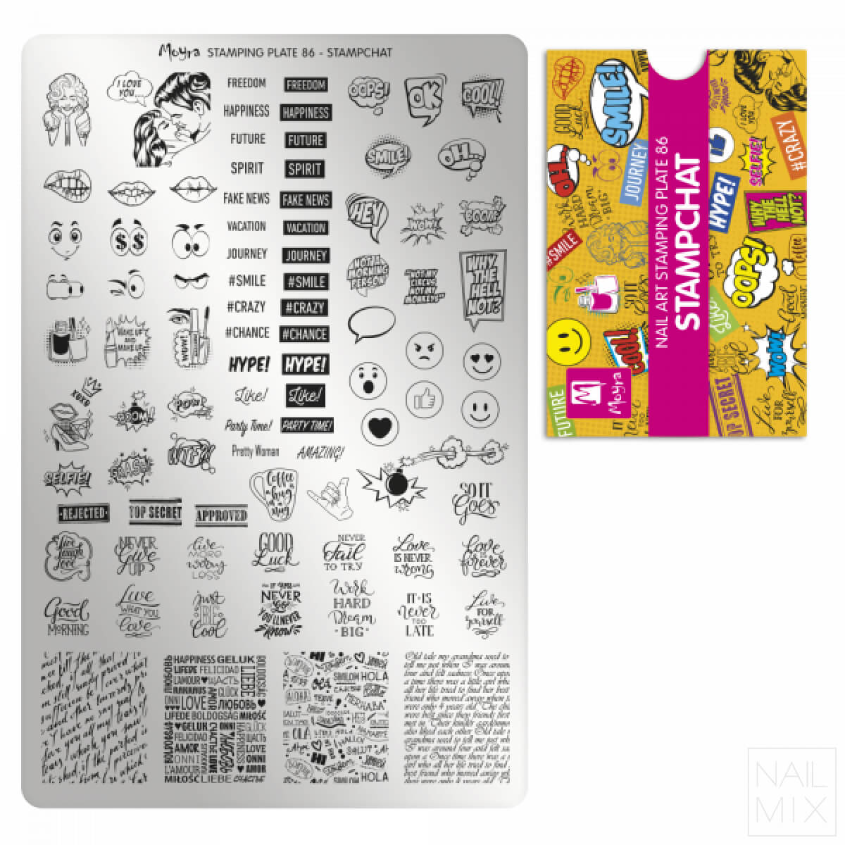 Moyra Stamping Deska na razítkování Stampchat
